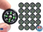 20 Pack Button Compass Mini Pocket Oil Filled Compass for Kids Hiking Surviva
