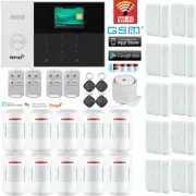 D12 Tuya APP WiFi IP Wireless IR Home Security Alarm Burglar System Auto Dialer