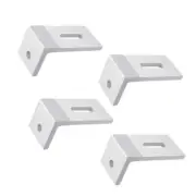1/4/10 X 90?? Solar Sliver Panel Mounting L-Type Bracket For 10W-100W Panels