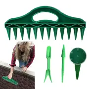 4X/Set Seeder Planter Tool Adjustable Garden Seeder Seeding Puncher Soil Digger