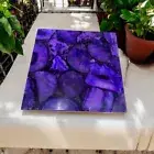15" Square Agate Stone Coffee Table Handmade Gemstone Modern Arts Hallway Decors