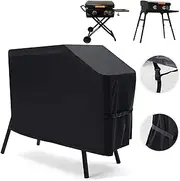 Griddle Cover for Blackstone 22'' Griddle with Hood Lid and Stand, Waterproof Windproof BBQ Grill Cover with Buckle, Griddle Accessories for Blackstone (Cover Only)