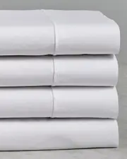 Maurizio Italy Single Line White Embroidered Sheet Set