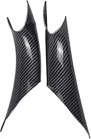 Automotive Parts Carbon Fiber Inner Door Handle Shell Compatible with 3 4 Series F30 F35 Inner Door Protective Cover 2012-18(Carbon Fiber-2Pcs)