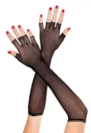 Fishnet Fingerless Gloves