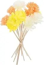 12Pcs Lifelike Reed Diffuser Sticks for Essential Oils Elegant Dried Flower Replacement Reeds Longlasting Portable Diffuser Refill for Home and Office Aromatherapy