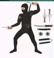 Morph Ninja Costume Boys Kids Large