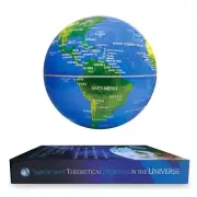 Magnetic Levitation Floating Globe Rotating Globe Book Base -Nice Desk Booksh...