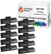 10 Pack Compatible Toner Cartridge for Dell B1160 B1160w B1163w B1165nfw (1,500 Pages)