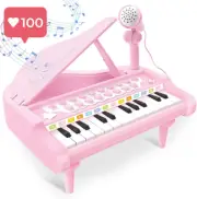 Kids' Piano Keyboard Toy – 24 Keys with Microphone & Musical Fun!