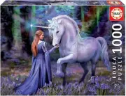 "Anne Stokes / Bluebell Woods" 1000 Piece Jigsaw Puzzle