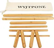 Bamboo Massage Stick Set for Body Shaping, Relax Muscles and Improve Blood Circulation (10)
