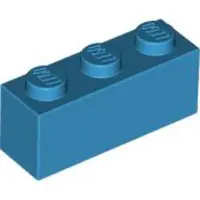 在飛比找蝦皮商城優惠-LEGO零件 基本磚 1x3 深水藍色 3622 61548