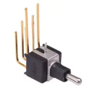 TL49WW05000 APEM On-Off-On Sub-Miniature Right Angle PCB Toggle Switch DPDT