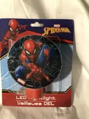 Marvel’s Spider-Man LED Night Light, Wall Plug-In with Switch - NEW!