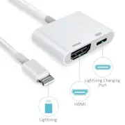 Digital Audio & 4K Video Adapter for iPhone/ iPad/ iPod on HD TV/Monitor/Project
