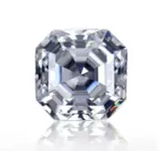 10 mm D Color Moissanite VVS1 Asscher Cut Stone Statement Gift For Her 5 Ct.