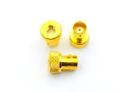 brass Gold BNC female jack to sma male plug RF coax adapter connector wholesale