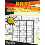 RAJIZ SUDOKU PUZZLES BOOK: PLUS 1000 PUZZLES FROM EASY TO HARD