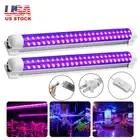 1/2pcs 10W 365nm 48LED UV Light Bar Blacklight for Glow Party Bar DJ Club Stage
