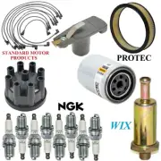 Tune Up Kit Filters Cap Spark Plugs Wire For FORD RANCHERO V8 6.6L; 2Bbl. 1972 (for: Ford)