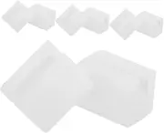 STOBAZA 8Pcs Soft Silicone Furniture Corner Protectors for Drawer Handles Easy Install Safety Bumpers to Prevent Scratches and Protect from Sharp Edges