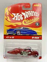 Hot Wheels Classics W-OOZIE #27 Of 30 Red Motorcycle 2005 Mattel