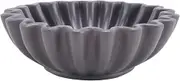 Xuegier Fluted Ruffle Decorative Bowl - Home Decor Accents for Living Room Styling Bookshelf and Console Small-B