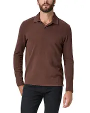 Paige Hammond Cotton Long Sleeve Polo Shirt