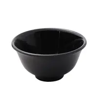在飛比找momo購物網優惠-【生活King】黑色小湯碗/美耐皿碗(6入)