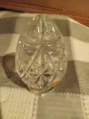 Vintage Bleikristall 24% Lead Crystal Decorative Egg Paperweight Made in Germany