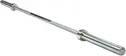 Body-Solid Stainless Steel 7 ft (2.18 cm) Premium Olympic Power Bar, Silver