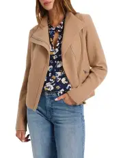 [Marcs] Lani Felted Wool Jacket in Biscuit