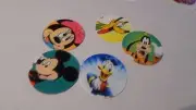 Pre Cut One Inch Bottle Cap Images MIckey and Friends Free Shipping