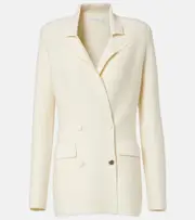 [Gabriela Hearst] Gabriela Hearst Bowen wool blazer AU 16 white