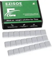 240PCS Stick on Wheel Weights with 2mm Tear-Off Edge Adhesive Tape Grey