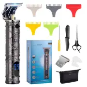 Hair Clippers for Men Zero Gapped Trimmer Professional T Blade Trimmer Rechar...