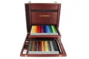 STABILO Chalk-Pastel Artist Colored Pencil CarbOthello - Wooden Box of 60 Col...