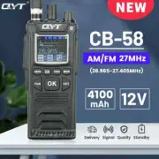 Radio 27MHz QYT CB-58 26.965-27.405MHz FM AM Mode Citizen Band Walkie Talkie