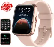 Smart Watch 1.8” HD Bluetooth Call Alexa IP68 Tracker HR Sleep for Android iOS