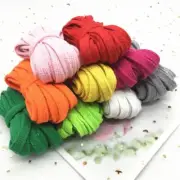 5yards Woven Cotton Lace Colorful Rope Cord DIY Needlework Clothing Accessories