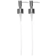 2 Pcs Pump Head Travel Bottle Dispenser Soap Foaming Replacement