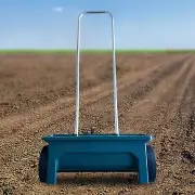 Hand Push Spreader Drop Spreader for Compost Garden Applying Grass