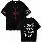 Limited Travis Scott T-shirt, Look Mom I Can Fly Shirt Gift for Women and Men