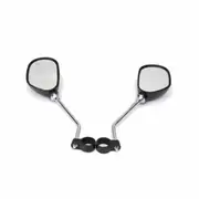 1Pair Bicycle Mobility Scooter Mountain Bike Handlebar Rear View Mirror Black