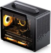 /JONSPLUS Z20 Black Micro-Atx Mini Tower PC Case,With Detachable Carrying Handle