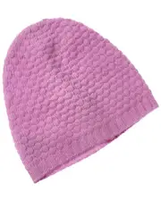 Hannah Rose Raised Diamond Stitch Cashmere Hat