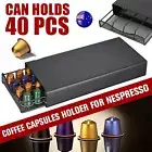 Coffee Capsules Coffee Pod Holder Drawer Storage Organizer Stand for Nespresso