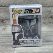 Funko Pop Star Wars #585 The Mandalorian W/Protector