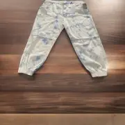 Forever 21 Cloudy Sky Women Blue Wash Jogger Jean Sz 3XL XXXL NWT Stretch NWT